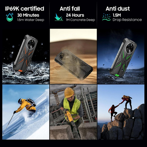 Blackview Bv8100 Resistente, 8800 Mah, Ip68 Y Android 14