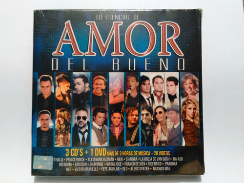 Lo Esencial De Amor Del Bueno / 3 Cd + Dvd Thalia Ov7 Etc.