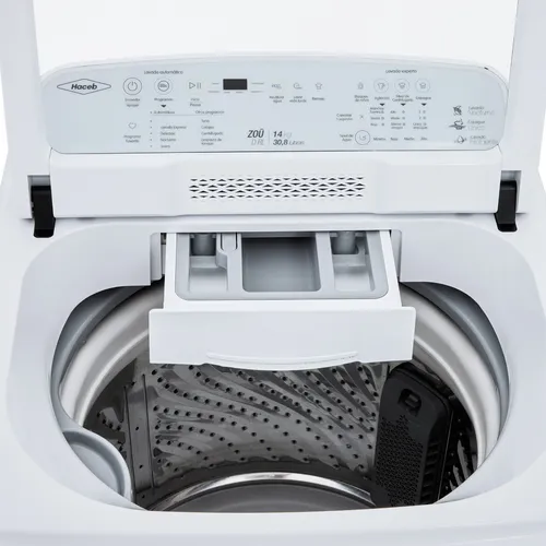 Lavadora Digital Haceb Zoü 14 Kg Carga Superior Blanco 110V