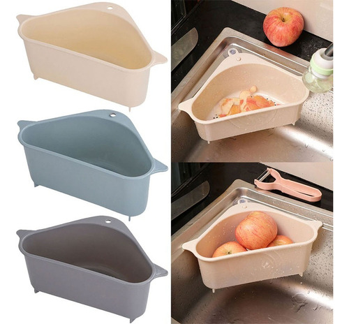 Colador Escurridor Desperdicios Canastilla Fregadero Cocina Color Color Al Azar