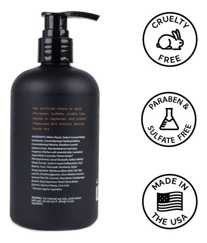 Jabón Líquido Para Manos Zeus Con Aloe Vera, Hidratante Natu