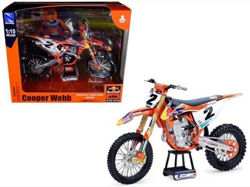 Moto Ktm 450 Sx-f Cooper Webb, Escala 1:10