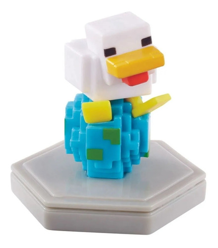 Mini Figura Minecraft Earth Chicken Jockey - Mattel