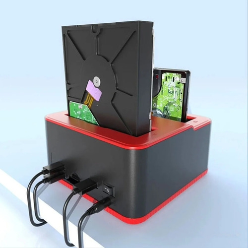 Knup Dock Station Case Hd Sata Pendrive Sd Usb 3.0 Knup Preto