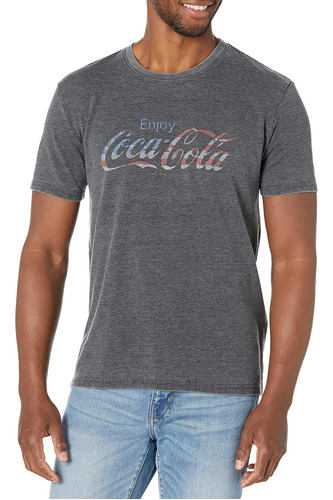 Lucky Brand Polera Gráfica Coca Cola Americana Para Hombre