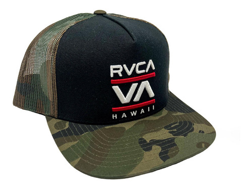 Jockey Hombre Hawaii Trucker M Hat Negro