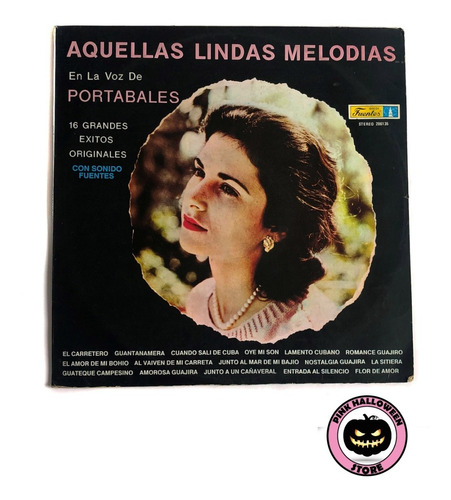 Lp Guillermo Portabales/ Aquellas Lindas Melodías- Excelente