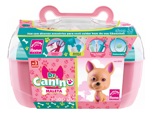 Pet Shop E Veterinário Dr. Canino Portátil Infantil Roma