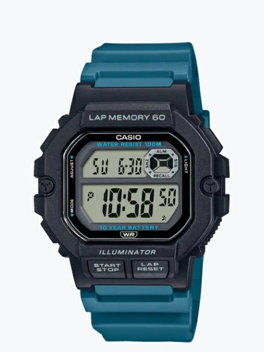 Reloj Casio Modelo Ws-1400 Verde