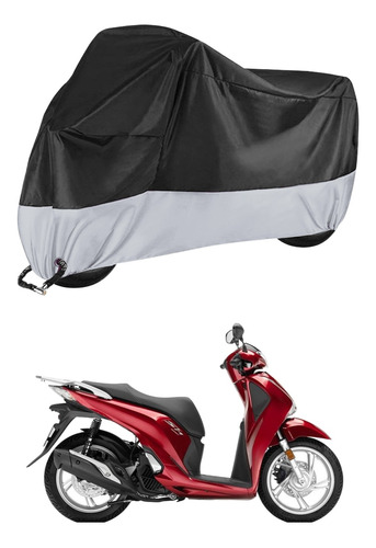 Funda Moto Scooter Impermeable Para Honda Sh 150i Topbox