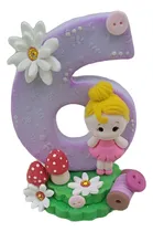 Comprar Vela En Porcelana Fria Tematica Hada Tinkerbell
