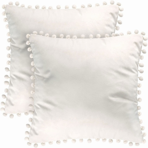 Fundas Para Cojines Decorativos De Terciopelo 45x45 Cm,2 Pzs