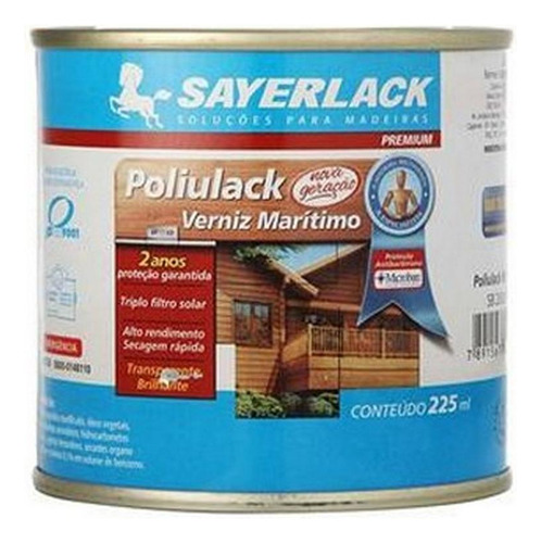 Verniz Sayerlack Poliulack Maritimo Brilhante 225ml