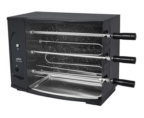 Churrasqueira Elétrica Arke Vitta Smart 3 Espetos 127v Preta