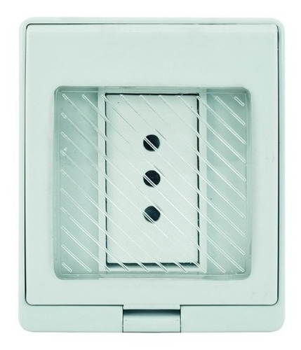 Contenedor Ip55 Lexo Con Toma De Corriente Simple 10a Blanco