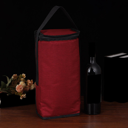 Bolsa Enfriadora De Vino, Manga Roja, Bolsa De Asas Para
