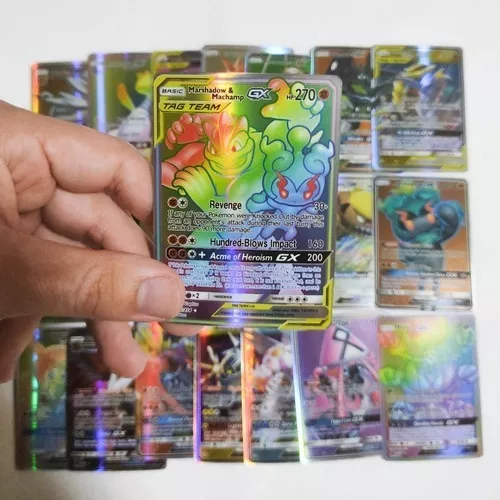 Lote 10 Cartas Pokémon Gx ( Sem Repetidas )