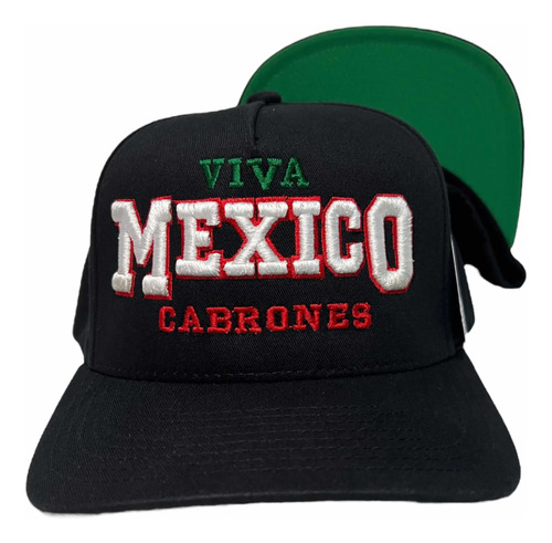 Gorra Viva Mexico Cabrones Premium