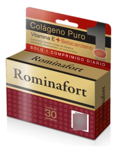 Rominafort Colágeno Puro Vitamina E Y Betacarotenos 40comp