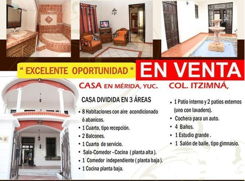 Espectacular Casa En Itzimna Ideal Oficinas O Vivienda (fvc-