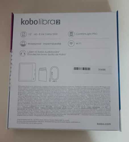 Kobo Libra 2, negro, único en Brasil, Check Discount Color Black