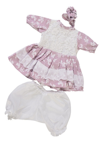 Baby Doll Dress Shorts Trajes De Diadema Para Muñeca Z
