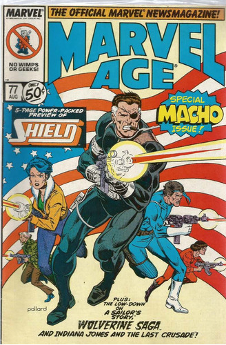 Marvel Age N° 77 - Em Inglês - Editora Marvel - Formato 16 X 25 - Capa Mole - Bonellihq Cx242 Nov23