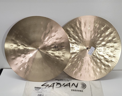 Prato Bateria Sabian Artisan 15 Sig A 1502 Hit Hat Chimbal