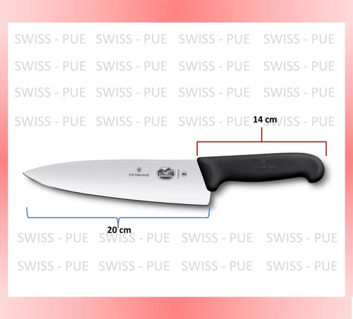 Imagen 2 de 3 de Cuchillo Para Chef Hoja Ancha,mango Ny Victorinox (5.2063.20