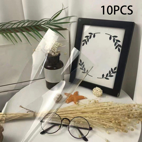 10 Uds Hojas De Pvc Plantilla Para Manualidades Hoja Claro
