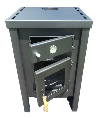 Imagen 6 de 7 de Calefactor 80 M2 Con Horno Doble Combustion