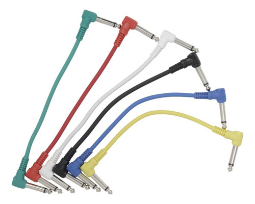 6 Pcs Cable De Para Guitarra Antiruido Para Profesionales