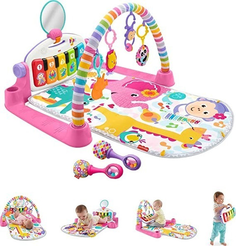 Fisher-price Deluxe  Play Gym Rosa Piano Con Maracas