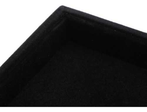 Bandeja De Joyería De Apilable Para Pendientes, Negro