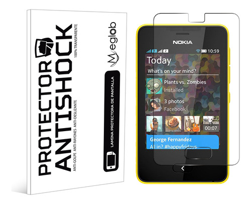 Protector De Pantalla Antishock Para Nokia Asha 501