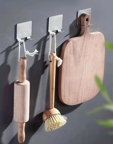 Suporte Para Lamina Barbear Barbeador Parede Tomada Multiuso Cor Prateado