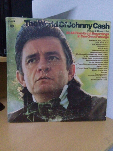 Johnny Cash The World Of Johnny Cash Imp  Vinyl Lp Acetato 