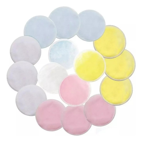 Almohadillas Desmaquillantes Microfibra Reutilizables 16pz