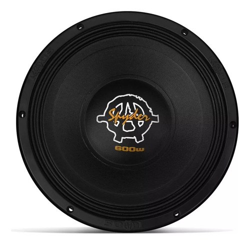 Kit Reparo Alto Falante 12 Woofer Spyder Kaos 600 Rms 4 Ohms Cor Preto