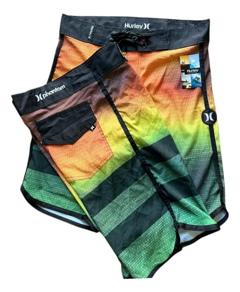 hurley phantom brazil Kit 2 Bermuda Hurley Phantom Lisa Estampas Sortida 38 Ao 48
