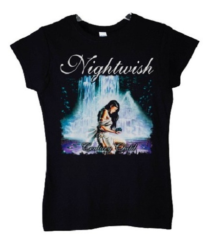 Polera Mujer Nightwish Century Ch Heavy Metal Abominatron   