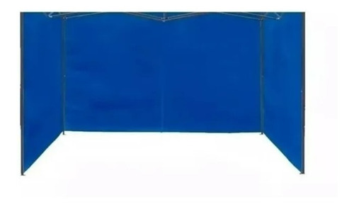 Imagen 1 de 4 de Funda Pared Lateral Para Toldo 3x3 Azul - Impermeable 