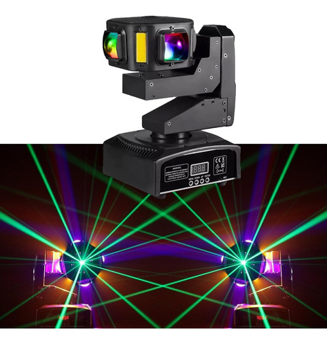 Luz De Cabeza Móvil Led, Rotación De 3 Ejes Xyz, Control Dmx