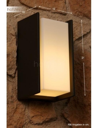 Aplique Para Exterior Philips Apto Led Negro / Blanco
