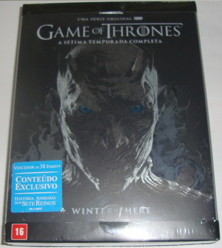 Box Original Game Of Thrones 7ª Temporada Digipack 5 Dvd's