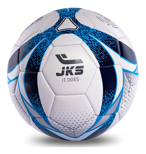 Balón Fútbol Jks N°5 Orbitpulse Azul Gris