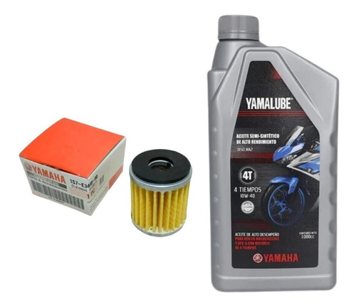 Filtro Aceite Yamaha R15 Original + Aceite 10w 40 Ma2