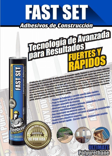 Titebond Fast Set Made In Usa 10 Oz. (310ml) Profesional