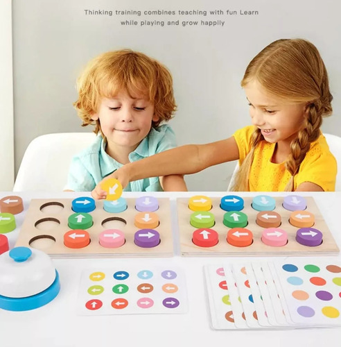 Juego Didáctico De Mesa Patrones De Flechas Y Encaje Niños