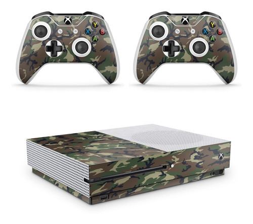 Skin Autoadherible Para Xbox One S Camuflage